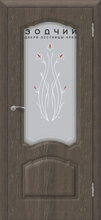 Дверь межкомнатная ЗОДЧИЙ НАТАЛИ ШИК ПО Дуб шале