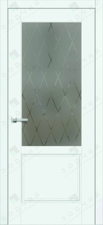 Дверь межкомнатная ЗОДЧИЙ АФРОДИТА 22 ПО Колеано стекло светлое матированное
