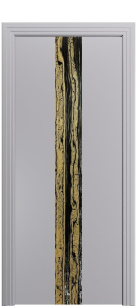 Дверь межкомнатная Порта Алекс КАНТРИ 2 Ибис софт вставка эспрессо эмаль