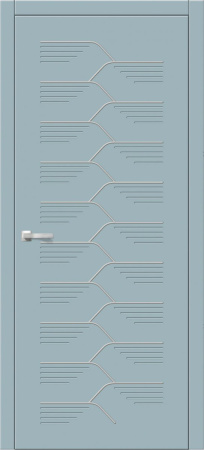 Дверь межкомнатная ЗОДЧИЙ УНИКА ЛИНИИ ПГ Софт голубой
