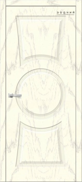 Дверь межкомнатная ЗОДЧИЙ ТВИСТ 10 ПГ Дуб опаловый
