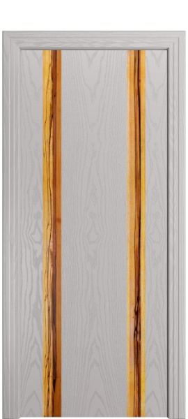 Дверь межкомнатная Порта Алекс КАНТРИ 4 Агат вставка Марблвуд шпон