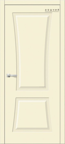 Дверь межкомнатная ЗОДЧИЙ ТВИСТ 2 ПГ Шагрень латте