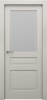 Дверь межкомнатная ЗОДЧИЙ ЭЛЕГАНТЕ ТВИН 2 ПО Шагрень айриш стекло мателюкс светлое