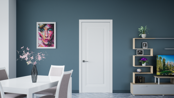 Дверь межкомнатная ЗОДЧИЙ ГЛОРИ 1 ПГ Шагрень белая