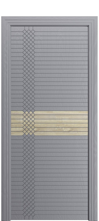 Дверь межкомнатная Порта Алекс ПОРТА 2 Стоне софт вставка CPL шпон