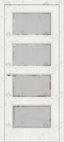 Дверь межкомнатная ЗОДЧИЙ ИТАЛЬЯНО 4 ПВХ ПО Дуб седан