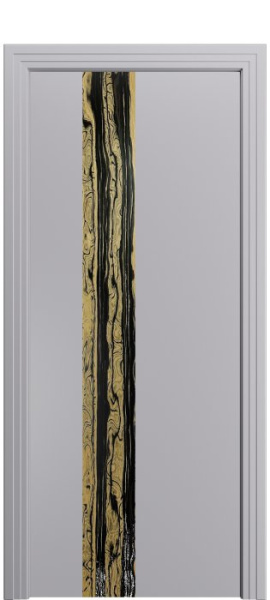 Дверь межкомнатная Порта Алекс КАНТРИ 3 Ибис софт вставка эспрессо эмаль