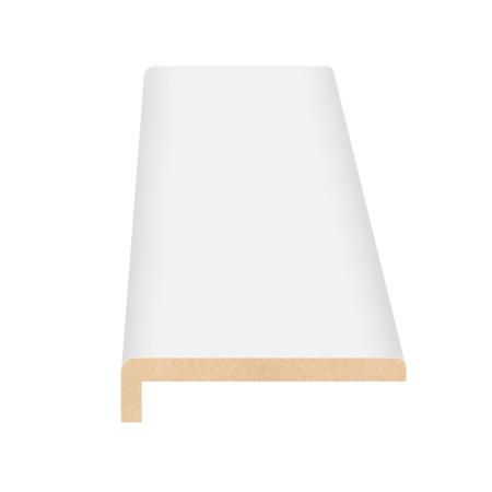 Наличник Бизнес Парк телескопический ЭМАЛЬ для дверей LINE 2150х70х10 мм цвет Белый