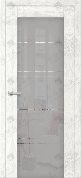 Дверь межкомнатная ЗОДЧИЙ ИТАЛЬЯНО 6 ПО Бьянка белая