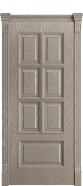 Дверь межкомнатная Порта Алекс КЛАССИКА 8 Латте шпон