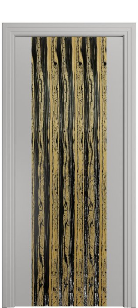 Дверь межкомнатная Порта Алекс КАНТРИ 1 Грей вставка эспрессо эмаль