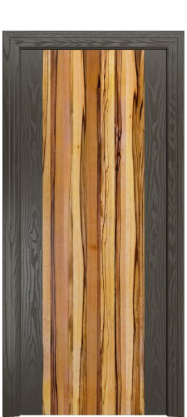 Дверь межкомнатная Порта Алекс КАНТРИ 1 Гриджио вставка Марблвуд шпон