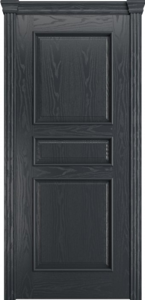 Дверь межкомнатная Порта Алекс Модерн3 Графит шпон