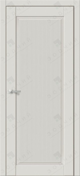 Дверь межкомнатная ЗОДЧИЙ КАНТРИ 1 ПГ Шагрень молочная