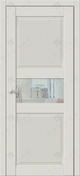 Дверь межкомнатная ЗОДЧИЙ КАНТРИ 3 ПО Бьянка белая
