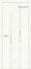 Дверь межкомнатная ЗОДЧИЙ СИТИ В4 ПО Бьянка белая стекло Лакобель белая