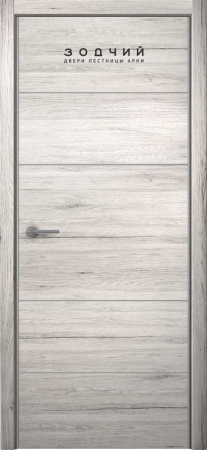 Дверь межкомнатная ЗОДЧИЙ МЕГАПОЛИС Г4М ПГ Дуб белый винтажный