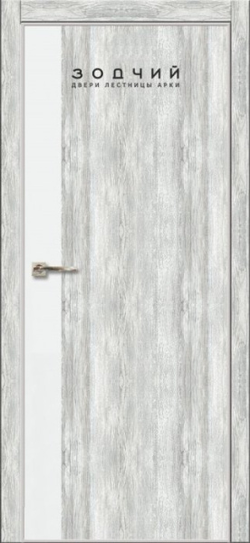 Дверь межкомнатная ЗОДЧИЙ МЕГАПОЛИС В22 ПГ Дуб белый винтажный