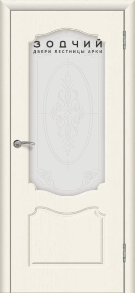 Дверь межкомнатная ЗОДЧИЙ МАРИЯ ПО Ясень белая