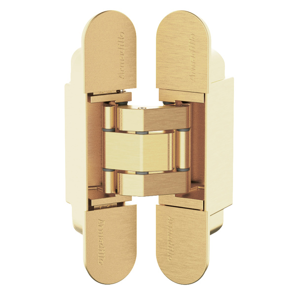 Петля Armadillo (Армадилло) скрытой установки U3D3000.VPG FSG флор. золото TECH