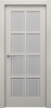 Дверь межкомнатная ЗОДЧИЙ ЭЛЕГАНТЕ ТВИН 4 ПО Шагрень айриш стекло мателюкс светлое