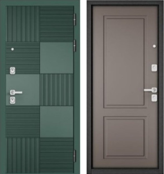 Входная дверь МАСТИНО CITY PRIME 173 Авокадо / AV-D-1 Эмаль капучино