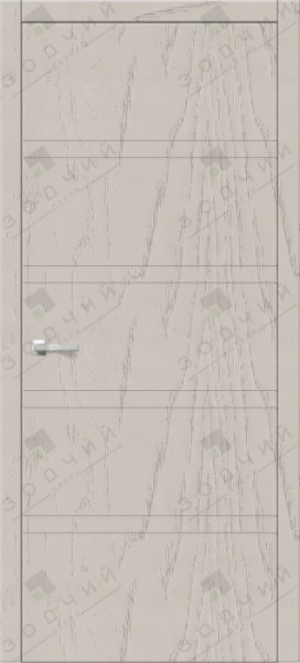 Дверь межкомнатная ЗОДЧИЙ ИТАЛЬЯНО 6 ПГ Дуб оникс