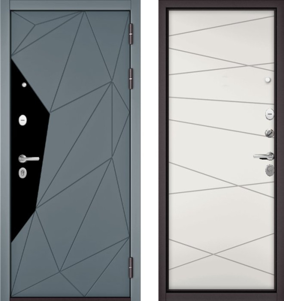 Входная дверь МАСТИНО TRUST MASS 202 Океан стронг / 130 Белый софт