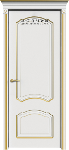Дверь межкомнатная ЗОДЧИЙ НАТАЛИ ШИК ПАТИНА ПГ Шагрень айриш патина золото