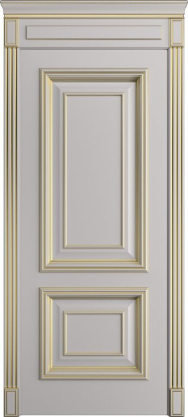 Дверь межкомнатная Порта Алекс КЛАССИКА 10 Агат патина золото эмаль