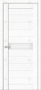 Дверь межкомнатная ЗОДЧИЙ СТИЛЬ Д-001 ПО Бьянка белая стекло мателюкс светлое