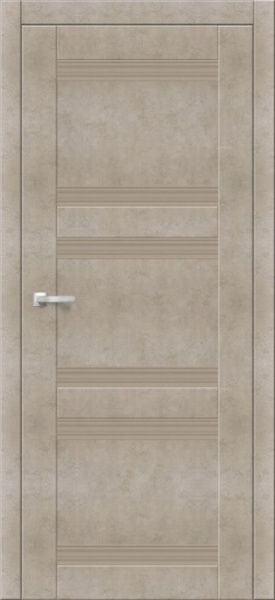 Дверь межкомнатная ЗОДЧИЙ СИРЕНА 3 ПГ Бетон бежевый