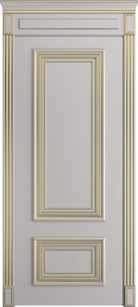 Дверь межкомнатная Порта Алекс КЛАССИКА 11 Агат патина золото эмаль