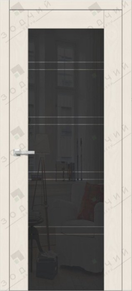 Дверь межкомнатная ЗОДЧИЙ ИТАЛЬЯНО 6 ПО Молочный вуд