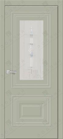 Дверь межкомнатная ЗОДЧИЙ КВИН ТВИН ПО Макарун