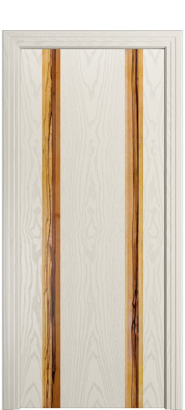 Дверь межкомнатная Порта Алекс КАНТРИ 4 Бежевый вставка Марблвуд шпон