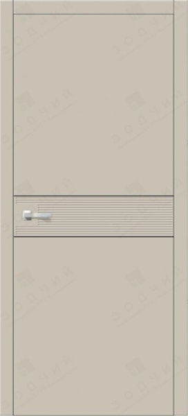 Дверь межкомнатная ЗОДЧИЙ УНИКА 9 ПГ Капучино софт