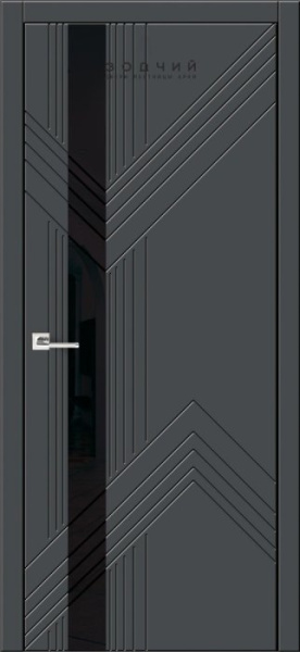 Дверь межкомнатная ЗОДЧИЙ АВЕНЮ 5 ПО фрезерованное Эспрессо софт