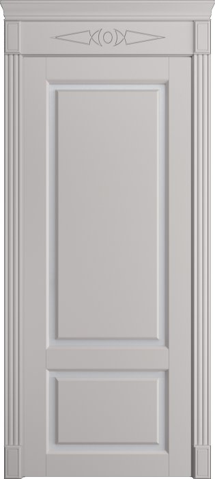 Дверь межкомнатная Порта Алекс СОЛО 3 Агат эмаль, стекло сатин светлый