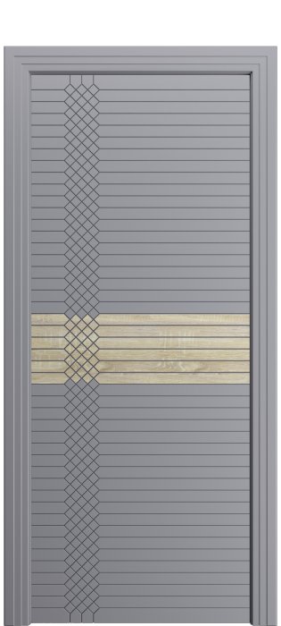 Дверь межкомнатная Порта Алекс ПОРТА 2 Стоне софт вставка CPL эмаль