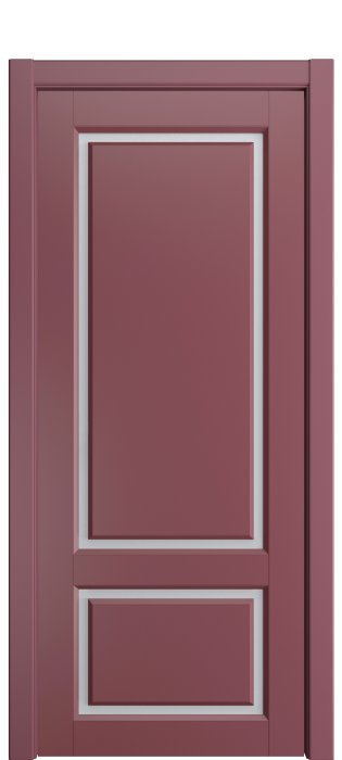 Дверь межкомнатная Порта Алекс СОЛО 3 Марсала эмаль, стекло сатин светлый