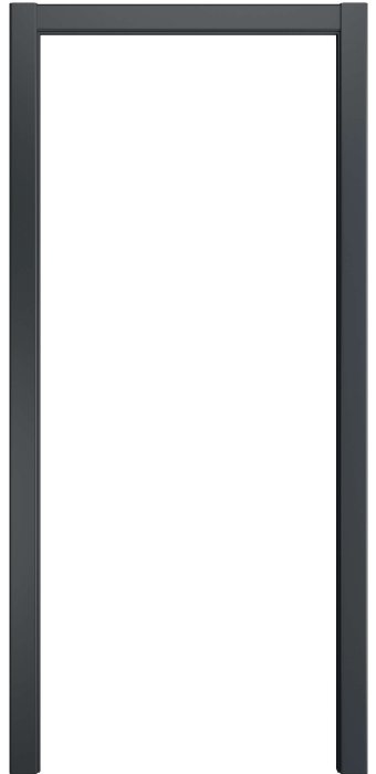 Телескопический Прямой наличник Порта Алекс Эмаль Графит