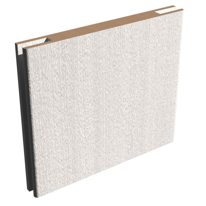 Добор телескопический Порта Алекс 2100х150х10 Шпон Светло-серый