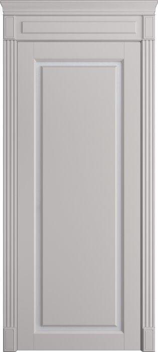 Дверь межкомнатная Порта Алекс СОЛО 2 Агат эмаль, стекло сатин светлый