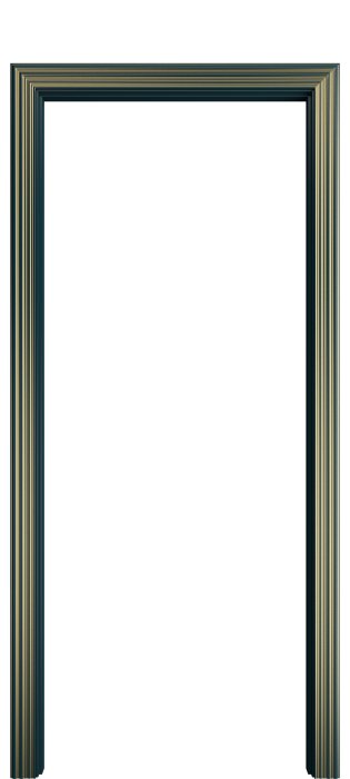 Наличник Спарта Порта Алекс Лазурь патина золото эмаль