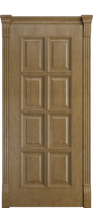 Дверь межкомнатная Порта Алекс КЛАССИКА 7 Дуб янтарный шпон