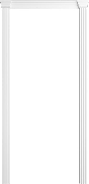 Капитель 1 Порта Алекс Белоснежная эмаль