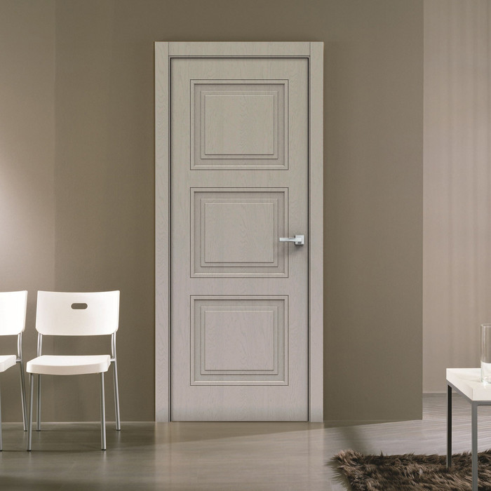 Дверь межкомнатная глухая Бизнес Парк Piramida 2 цвет Щербет 600*2000 мм