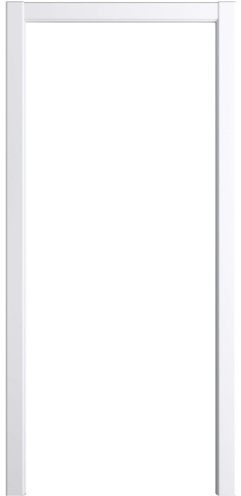 Телескопический Прямой наличник Порта Алекс Эмаль Вайт софт